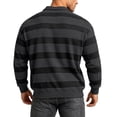thumbnail image 3 of Zysthvn Polo Summer Shirts for Men Casual Long Sleeve Golf Striped Man Tees Turn Down Collar Vintage Button Lightweight Tops, 3 of 7
