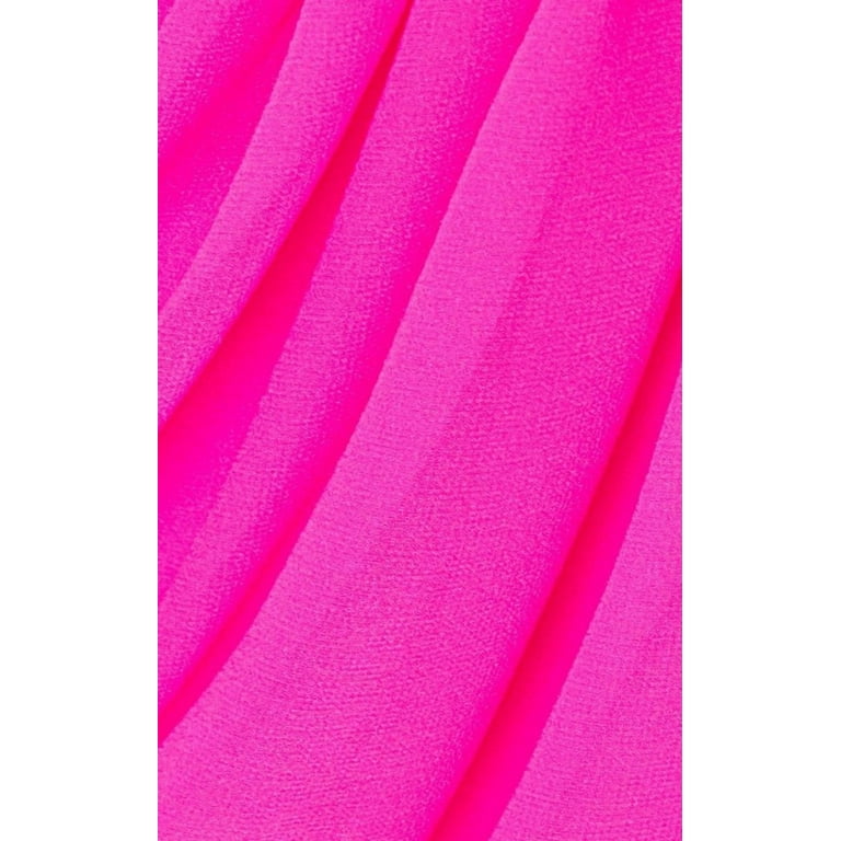 パーティードレス Ruched Neon Silk-Chiffon Mini Dress Ruched Neon Silk-Chiffon Mini Dress - Walmart.com