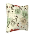 thumbnail image 2 of LNWH Decorative Pillow Covers, Petal Design Square Sofa Decorative Knit Pillow Case, 16"x16", 2 of 8