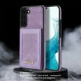 thumbnail image 6 of SaniMore for Samsung Galaxy S22 Plus 6.6" Magnetic Wallet Case, PU Leather Case with Card Slot & Multi-Angle Kickstand Shockproof Protective Case for Samsung S22 Plus Women Men, Purple, 6 of 6