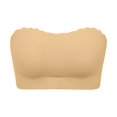 thumbnail image 5 of Luysn Push Up Strapless Bras for Women Invisible Bralette Nude Strapless Bra Tube Top Bralette No Underwire No Show Bra Jelly Bra Non-Slip Seamless Padded Bra Wireless Bras Supportive Bandeau Bra, 5 of 5
