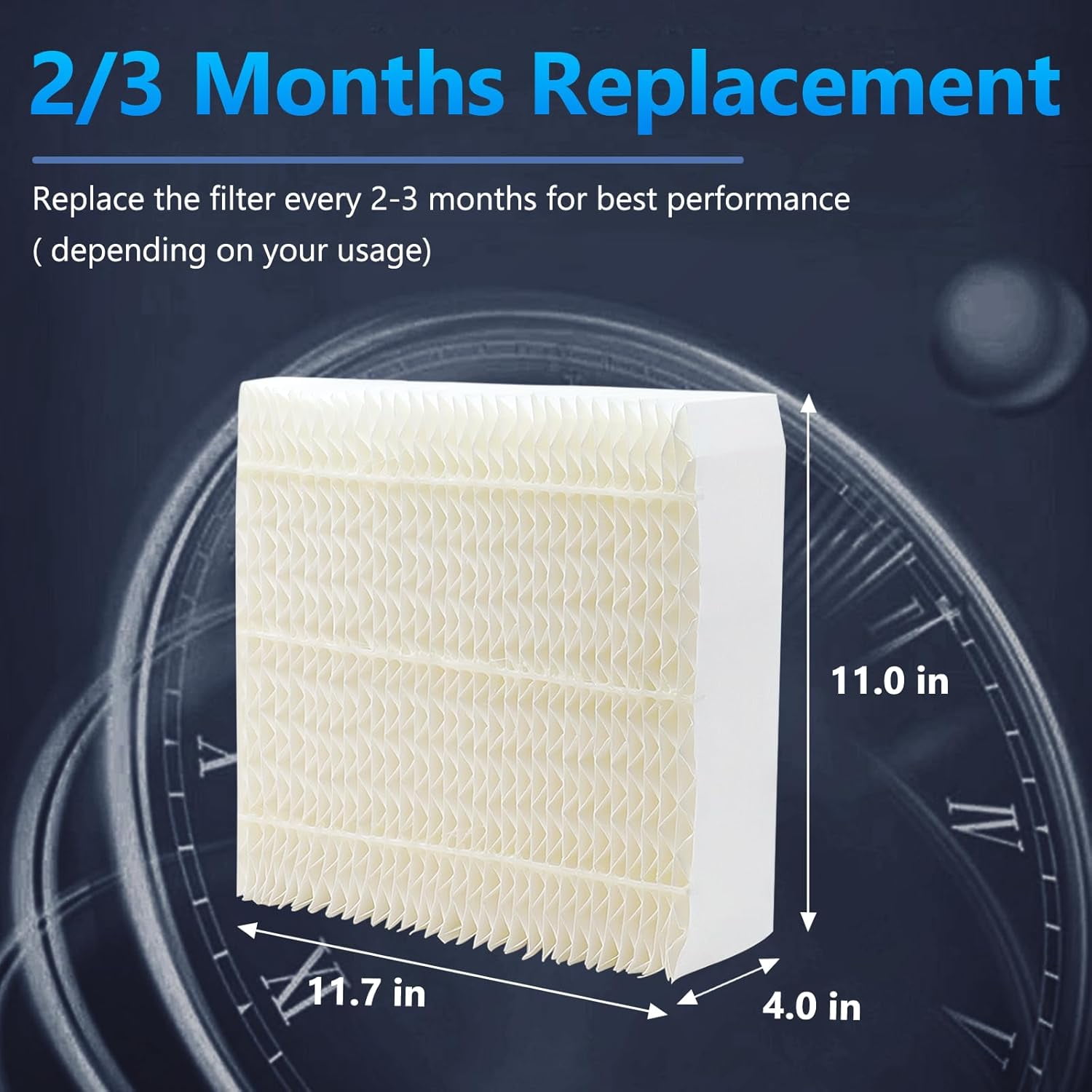 3-Pack A1043 Humidifier Wick Filters - Aftermarket Replacement for AIRCARE-Style EP9500/EP9700/8000 Series Humidifiers