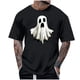 thumbnail image 1 of Blusas y camisas de manga corta y cuello redondo para hombre. Blusas/camisetas de manga corta con cuello redondo y estampado de Halloween para hombre. Blusa para hombre., 1 of 4
