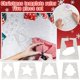 thumbnail image 4 of 6 piezas/juego de plantillas especiales de Navidad, reglas de acolchado, suministros de costura acrílica, juego de costura hueca para bricolaje, 4 of 10