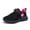 Hot Pink, variant on Lixiuxyad Girls Tennis Shoes Kids Lightweight Breathable Sneakers Lace-up Running Athletic Shoes For Outdoor School Sizes 2.5(Big Kid 34)