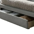 thumbnail image 4 of Sya Full Size Bed w Button Tufted Upholstery-Underbed Storage-Gray, 4 of 6