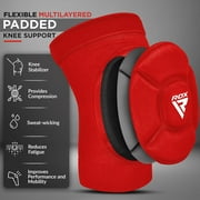 RDX Knee Pads for Work, OEKO TEX CERTIFIED, Anti-Slip Protective Thick Foam Padded Brace, Collision Avoidance Sleeves Pair, MMA Muay Thai Grappling Volleyball Football Wrestling Gardening, Men Women