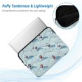 thumbnail image 2 of FORMRS 13-13.3 inch Laptop Sleeve Case Soft Carrying Quilted Computer Bag Cover, Blue Ice Hockey, 2 of 7