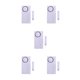 thumbnail image 3 of Injueey Wireless Door Sensor Bedroom Window Alarms Detector Open Hotel System 2 Security Garage Modes Powered Battery Status Office Type1, 3 of 6
