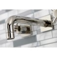 thumbnail image 4 of Kingston Brass KS6126DX Concord Double-Handle Wall Mount Bathroom Faucet, Polished Nickel, 4 of 8