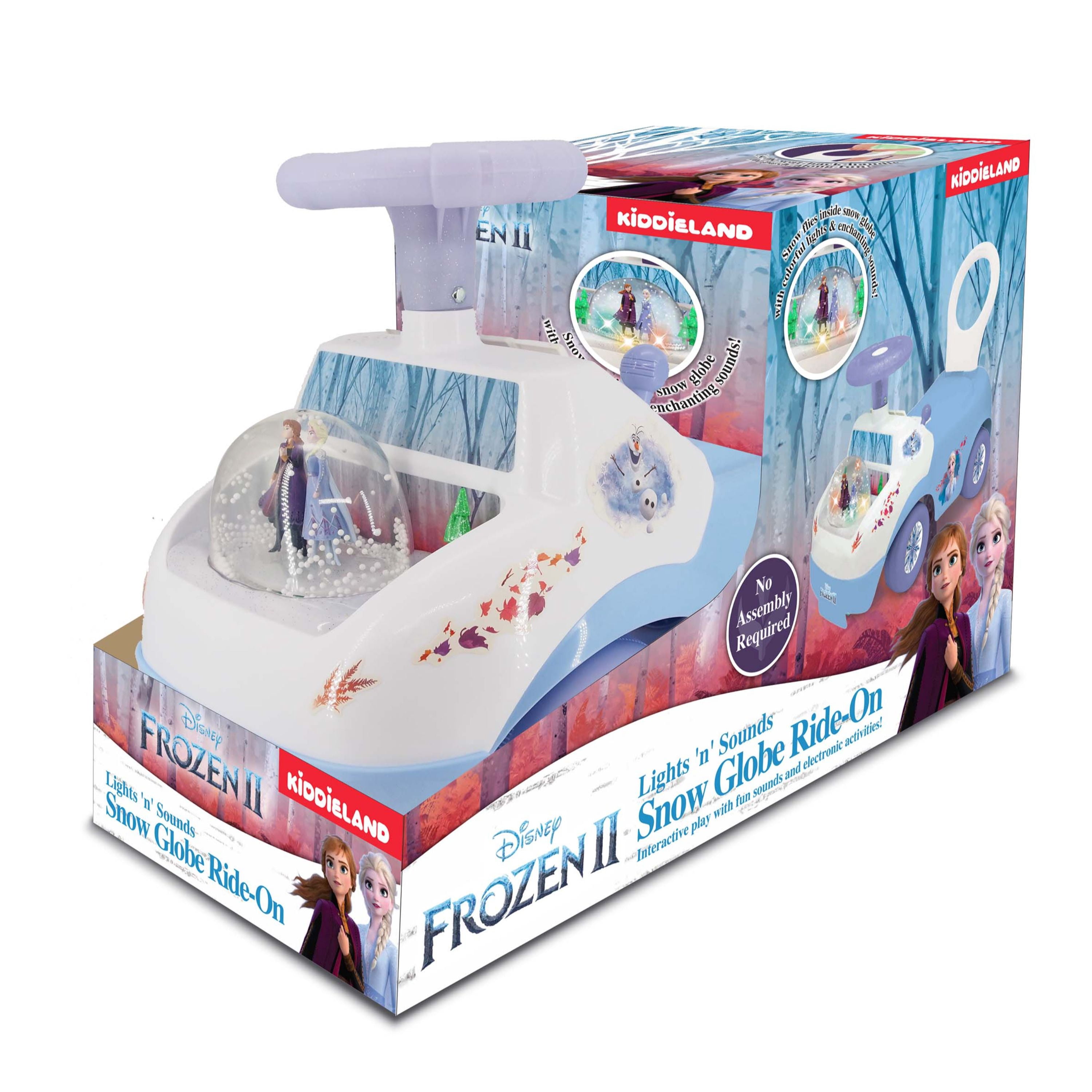 Kiddieland Toys Limited - Disney Frozen Lights n' Sounds Snow Globe Ride-on