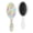 Abstract P, variant on Abstract Paisley Art Hair Brush - Gentle Detangler with Round-Tip Bristles - Ideal for Sensitive Scalps & Kids