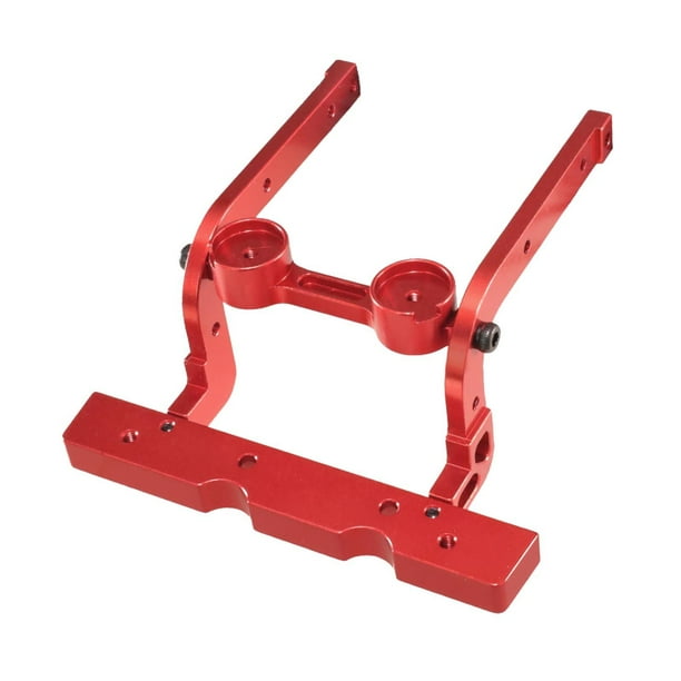 Barra frontal para coche RC, soporte para portaequipajes de coche a control remoto, protector y resistente. Rojo