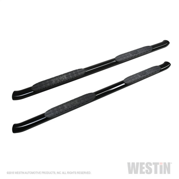 Westin 21-24135 PRO TRAXX 4" Oval Nerf Step Bars - Black Powdercoat Finish Fits select: 2021-2023 CHEVROLET SILVERADO, 2019-2023 GMC SIERRA