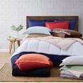 thumbnail image 4 of Truly Soft Everyday Reversible 100% Microfiber Polyester Blush and Lavender 2-Piece Twin XL Comforter Set, Solid Casual themed, Adult Bedding, OEKO-TEX Certified, 4 of 13