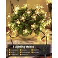 thumbnail image 2 of Guirnalda de luces solares Brightown 60 LED con forma de flor, color blanco cálido, 2 of 7