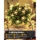 thumbnail image 2 of Guirnalda de luces solares Brightown 60 LED con forma de flor, color blanco cálido, 2 of 7