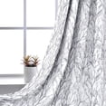 thumbnail image 2 of Cortinas DriftAway con forma de rama de árbol, 229 cm, gris y blanco, 2 paneles, 2 of 8