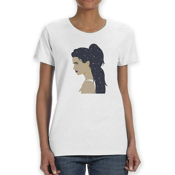 Heavenly Hair Iii. T-Shirt Women -Annie Warren Designs, Female 5X-Large