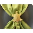 thumbnail image 4 of Set of 8, gold turtle napkin rings, festival decor, thanksgiving and Christmas Gift, 4 of 4