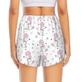 thumbnail image 4 of Goofa Cute Poodle Dog Printed Women 2 in 1 Running Shorts,Quick Dry Athletic Workout Shorts,High Waisted Athletic Shorts with Liner Pockets-XX-Large, 4 of 9