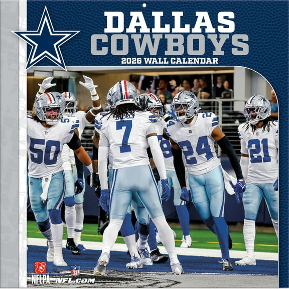 Dallas Cowboys 2026 12x12 Team Wall Calendar, (Paperback)