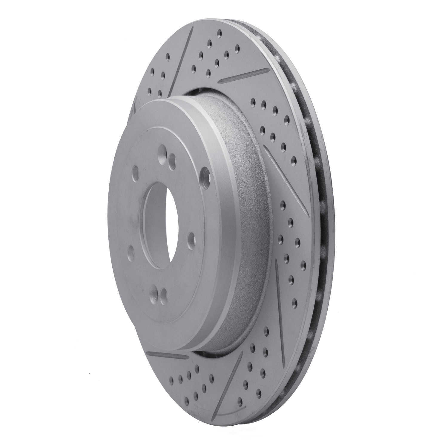 Dynamic Friction Company 830-03031L DFC Geoperformance Rotor - Drilled and Slotted