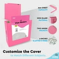 thumbnail image 4 of Enday 3 Inch Binder with 2 Pockets, Pink & Multicolor, 4 of 7