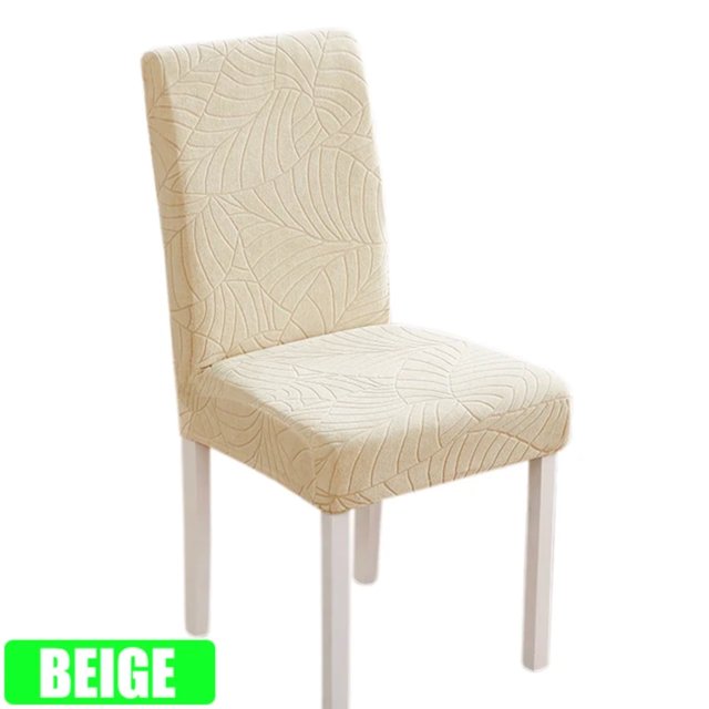 DEKAXID Funda elástica para silla, para comedor, boda, banquete, hotel, funda de silla de jacquard lisa, funda elástica para silla