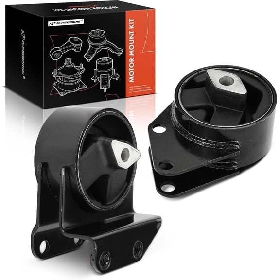 A-Premium 2PCS Front Left and Right Engine Motor Mount Kit Compatible with Jeep ZJ Series Grand Cherokee 1993-1998, XJ Series Grand Wagoneer 1993, 5.2L