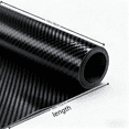 thumbnail image 3 of 3D Black Carbon Fiber Vinyl Wrap Roll 1x5 2x5 4.8x5 FT - Peel & Stick Cabinet Film for Kitchen, Furniture, Appliances, DIY Home Deco, 3 of 9