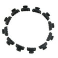 thumbnail image 1 of 12 unidades/paquete de accesorios para el cabello de aleación de resina para el cabello para mujer y niña, tamaño 2,8 X Negro Colcomx mini pinzas para el cabello para niñas, 1 of 8