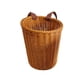 thumbnail image 4 of Mochila de ratán sintético, cesta de picnic, cesta de pesca, jardín, multiusos, de mano redondo, 4 of 9
