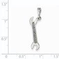thumbnail image 2 of Beautiful 14k White Gold 3D Wrench Pendant, 2 of 2