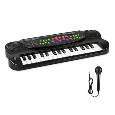 HAOTUTOYS Keyboard Piano for Kids, 32 Keys Electronic Kids Piano Keyboard Toys - Music Keyboard Learning & Education Toys for Boys and Girls (Black)