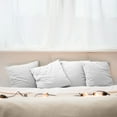 thumbnail image 3 of Ambesonne Geometric Throw Pillow Cover 4 Pack, Black Abstract Stars, 24", White Black, 3 of 6