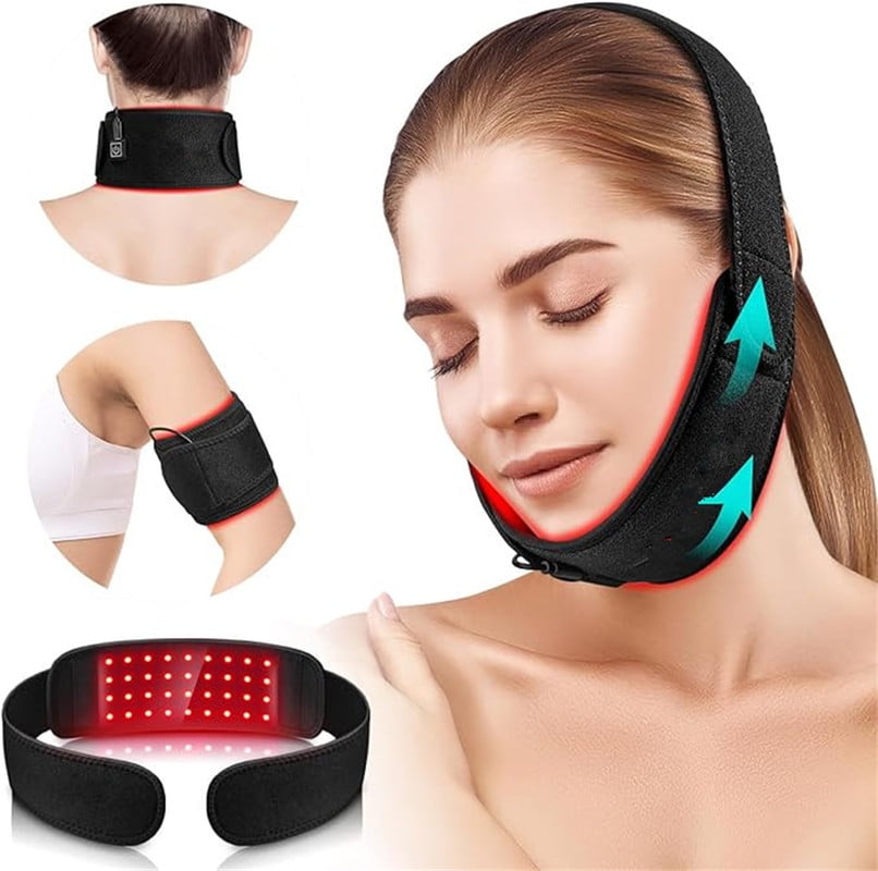HELENTEX Red Light Belt,Lower Back Red Light Pad（Black)