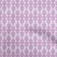 thumbnail image 1 of oneOone Cotton Jersey Light Purple Fabric Asian Block Print Diy Clothing Quilting Fabric Print Fabric By Yard 58 Inch Wide, 1 of 4