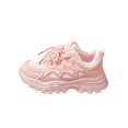 thumbnail image 2 of Willtoo Girls Sneakers Kids Lace Up Slip Resistant Lightweight Outdoor Walking Running Shoes, 2 of 6