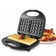 thumbnail image 2 of Máquina de gofres, 1 unidad, máquina de desayuno, máquina metalúrgica Saming para hornear pasteles, totalmente portátil, uso doméstico, multifunción, 2 of 5
