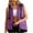 Purple, variant on Fnooota Womens Puffer Vests, Quilted Sleeveless Zip up Lapel Collar Winter Vests Outerwear Beige Size S-2XL