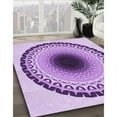 thumbnail image 2 of Ahgly Company Indoor Square Patterned Blossom Pink Area Rugs, 7' Square, 2 of 6