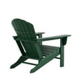 thumbnail image 5 of Westin Outdoor 3-Pieces Adirondack Chair with Ottoman & Side Table Set Included HDPE Plastic UV Weather Resistant, Dark Green, 5 of 7
