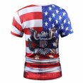 thumbnail image 3 of Camisetas de casual con estampado gráfico 3d unisex - Eagle Print 2XL Colco Camiseta para hombre 3D, 3 of 8
