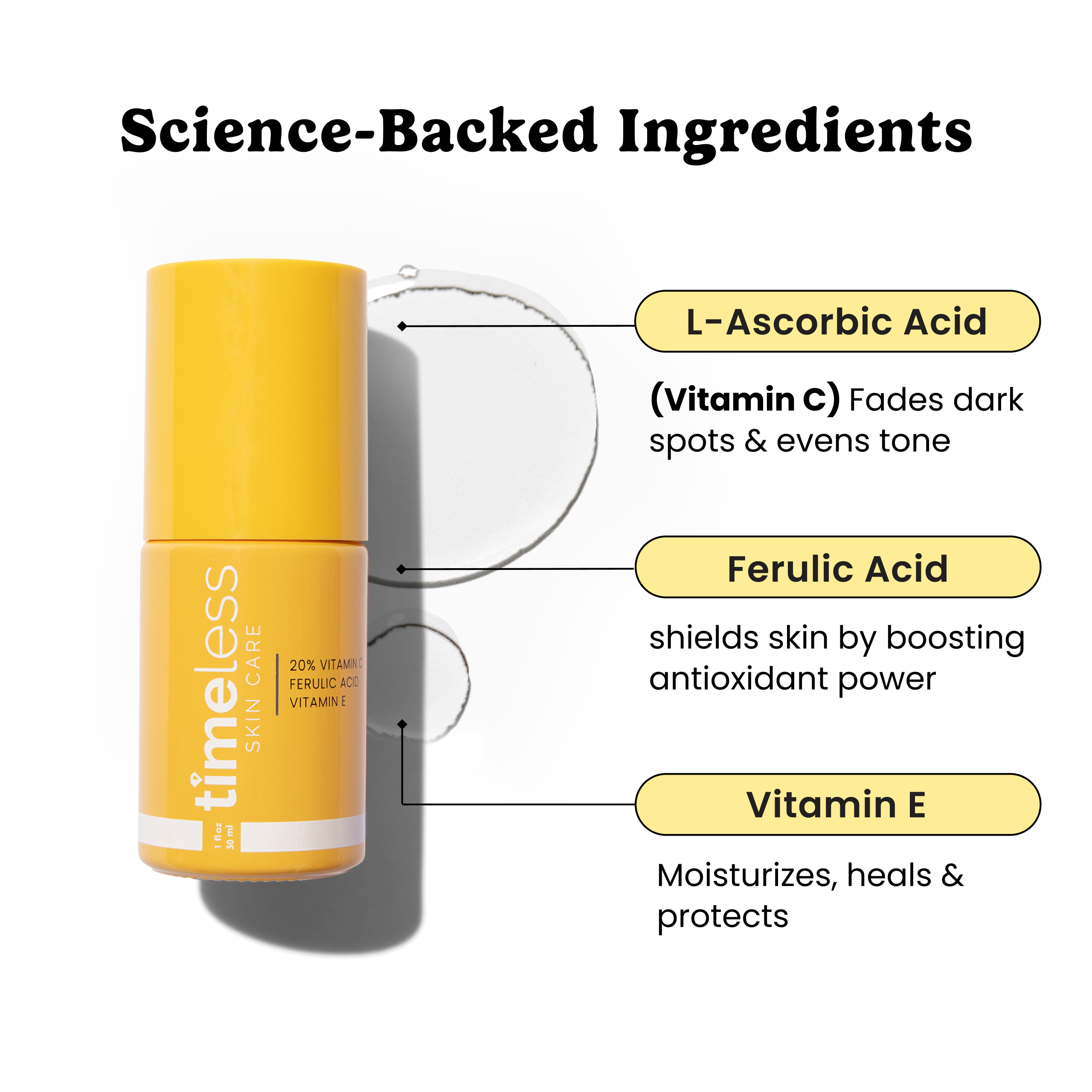 Timeless Skin Care Vitamin C Serum, 1 oz photo 2
