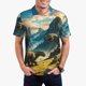 thumbnail image 1 of Balery Valley River Dinosaur Camisa Polo de Hombre con Estampado, de Manga Corta y Tejido Medio, Camisa Tipo Golf Polo-XX-Large, 1 of 6