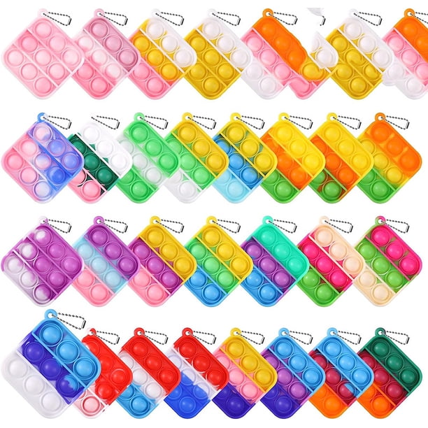 Mini llavero con colgante de mochila, juguete de descompresión musical con burbujas para los dedos, Mouse Killer Pioneer