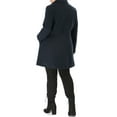 thumbnail image 4 of Agnes Orinda Women's Plus Size Winter Coats Double Breasted Peacoat Outerwear Jackets 3X Navy Blue, 4 of 8