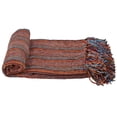 thumbnail image 4 of Multi Color Crystal Chenille Throw Blanket Red/Green/White Plaid 60" x 80", 4 of 5
