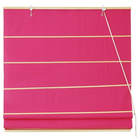 UPC 849527043530 product image for Cotton Roman Shades, Pink, 72